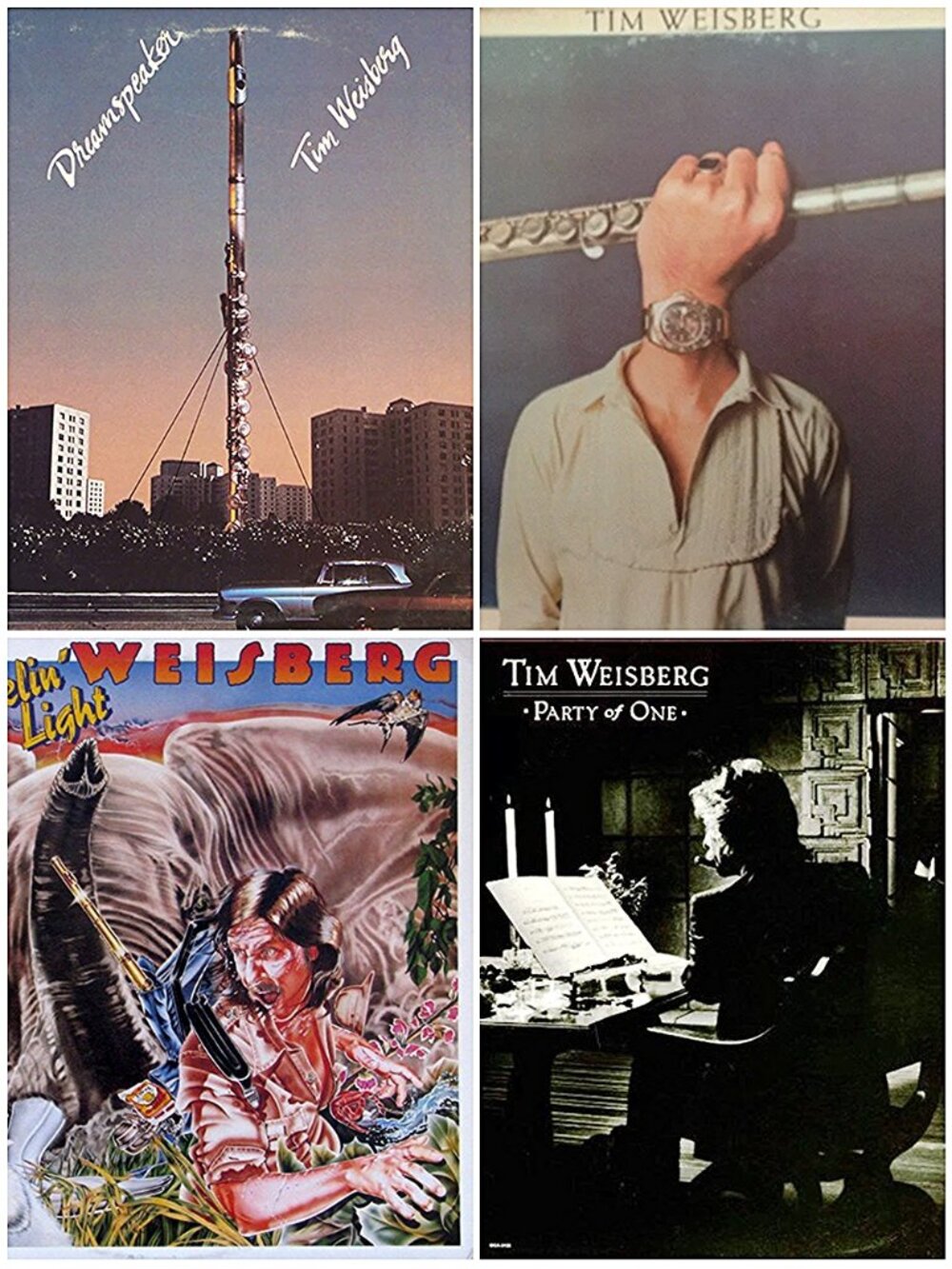 Lot Of 4 Tim Weisberg Vinyl Records